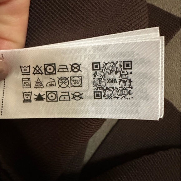 NWT Zara One Sleeve Brown Top - Large - Picture 12 of 12